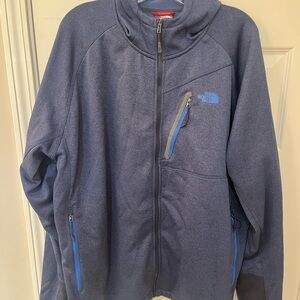 The North Face Men Canyonlands Full Zip Fleece Hoodie Jacket 2XL Stretch Active